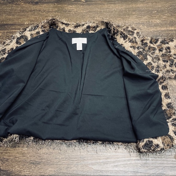 Chico’s Leopard Print 3/4 Sleeve Jacket Medium - Picture 8 of 11